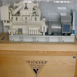 Vickers (Rolls Royce) Ships Generator Set. 1:4 Scale