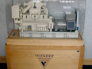 Vickers (Rolls Royce) Ships Generator Set. 1:4 Scale