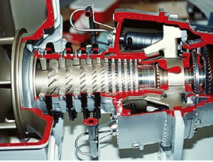 Siemens Typhoon Industrial Gas Turbine. 1:4 Scale